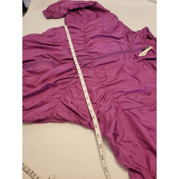 Rare Vintage Sergio Tacchini 70's Purple Track Batwing Womens Jacket Sz 8 Medium - Picture 7 of 13